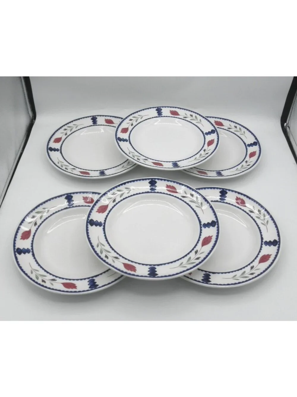 Lancaster by Adams China 8 Inch Salad Plates Set of 6 Pattern Code: ADALAN